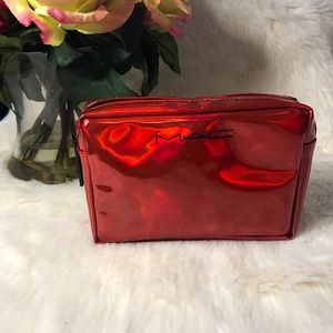 MAC Cosmetics Red Makeup Bag
